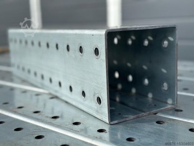 Vierkant profiel Vierkant hol profiel Staal Vierkantrohr Stahlrohr Profilabm.: 140 x 140 mm /Höhe: 5.560 mm