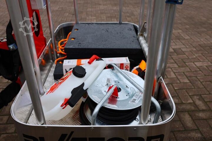 Scharnierende telescopische hoogwerker Platform Basket Spider 18.90 PRO CE Declaration, Valid inspection,