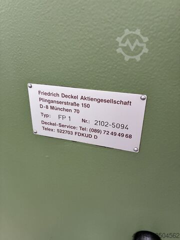 Frezarka narzędziowa DECKEL FP-1