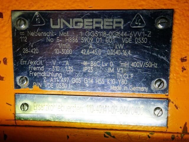 Frekvensstyret drivmotor UNGERER UNGERER 1 GG5118-0GK44-6VV1-Z