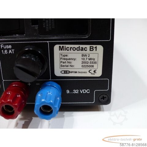 Στοιχείο  OPTIM Electronics Microdac B1 Typ: BW2