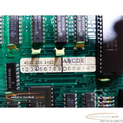 Philips Komponente Philips 4022 226 3432 CONTR TELET MOD-C Karte
