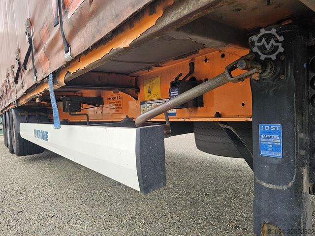 2003 KRONE SD27 MEGA/ BPW SCHIJFREM / LIFTAS / RESERVEWIEL/TUV BELGIË. KRONE SD27 MEGA/ BPW DISC / LIFT AXLE / SPARE TIRE/TU...