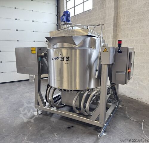 Kookketel Terlet Verticale kook-roerketel met schraapwerk