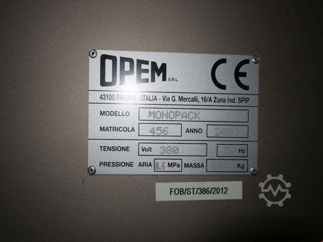 VFFS Opem Monopack