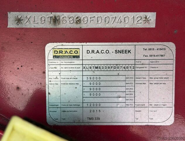 Semiremorcă  Draco LUCHTENBERG ISO BOX THERMO KING SLXe 400 A