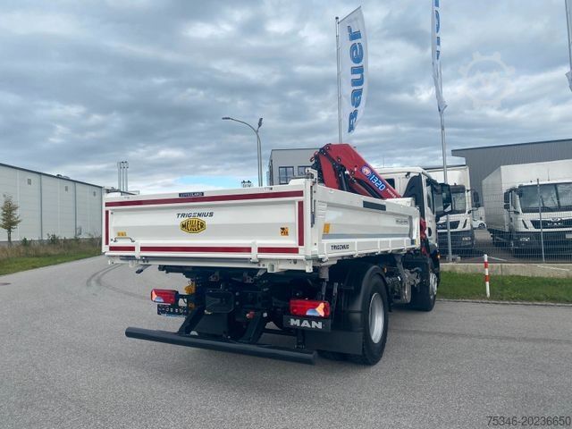 Basculantă MAN TGM 18.320 /4x2/BL/Meiller/Kipper/Kran/Funk/ Neu