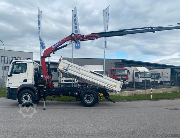 Teherautóra szerelt daru MAN TGM 18.320 /4x2/BL/Meiller/Kipper/Kran/Funk/ Neu