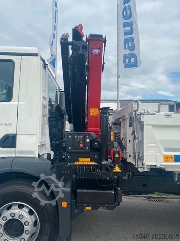 Macara montată pe camion MAN TGM 18.320 /4x2/BL/Meiller/Kipper/Kran/Funk/ Neu