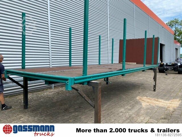 Wissellaadbak vrachtwagen Wechselpritsche mit Steckrungen