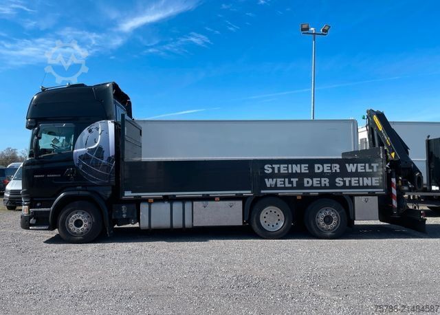 Lastbilmonteret kran SCANIA R 520 BL 6x2 / Highline/ PK 17.001 SLD/ Funk/ E6