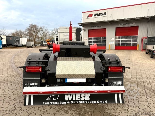 Växelflakssläp  Wiese SA 3 - 36 AK 30 Abrollkipper Hakenlift