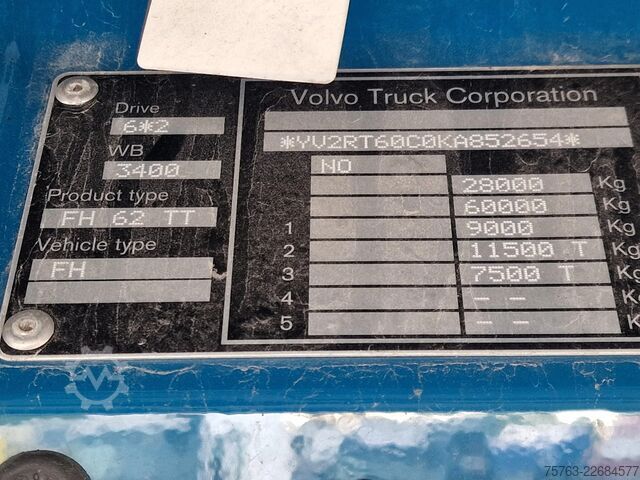 Standaard-SZM Volvo FH 13.540 Globetrotter XL 6x2 - Retarder - Full...