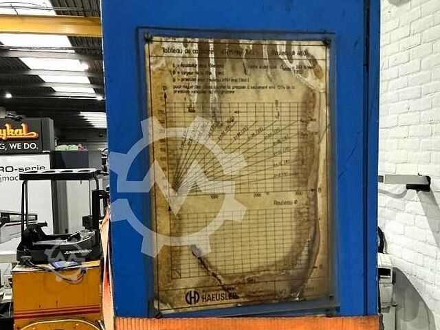 Ronde buigmachine Haeusler VRM 3000x25mm