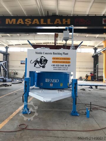 Mobiele betoncentrale FABO Mobile Concrete Batching Plant 30 m3/h Mobile Concrete Batching Plant