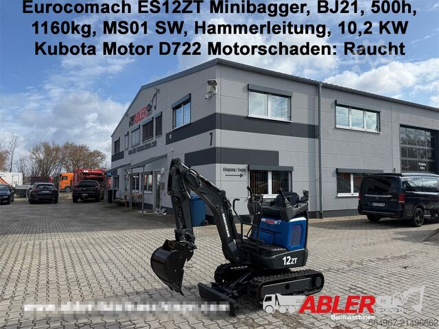 Minigraafmachine Eurocomach ES12ZT Minibagger Motorschaden