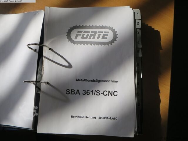 Automatische lintzaag - horizontaal FORTE - VOLLAUTOMAT SBA 361 / S-CNC