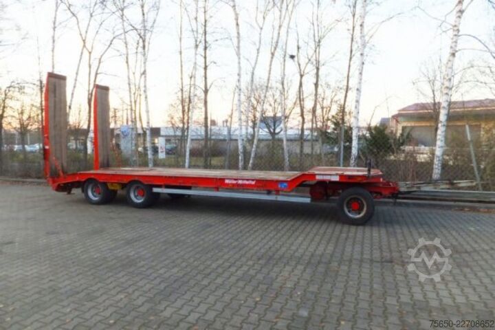 Remolque de plataforma baja Müller-Mitteltal T 3  3 Achs Tieflader- Anhänger