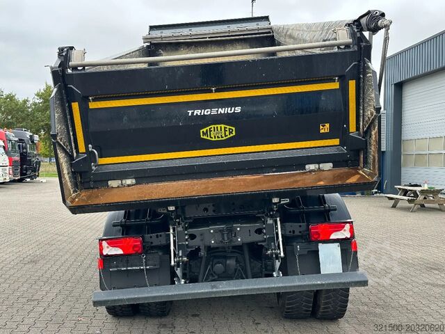 3-zijdige kipper Scania G460 XT Super 8x4 Meiller 3 Side Tipper / Damag...
