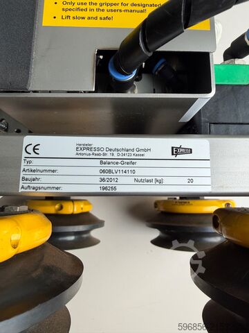 EXpressO vacuum gripper 20kg PIAB, vacuum lifter Chwytak podcisnieniowy EXpressO 20kg PIAB podnosnik prozniowy Chwytak podcisnieniowy EXpressO 20kg PIAB podnosnik prozniowy