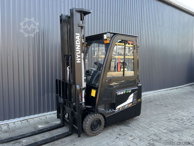Elektrikli 3 tekerlekli forklift Hyundai 15BT-9U