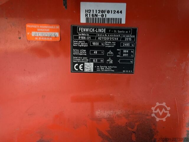 Reach truck Linde R16N-01