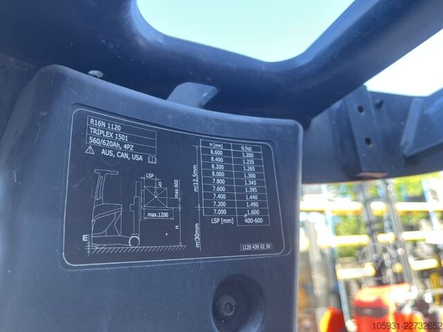 Reach truck Linde R16N-01