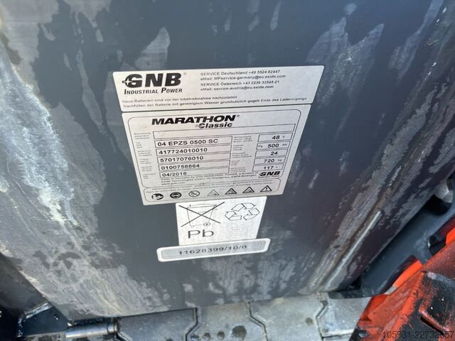 Elektrikli 3 tekerlekli forklift Linde E14-02