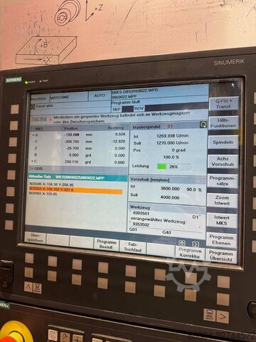 CNC - Centro de Usinagem - Horizontal STARRAG HECKERT HEC 1250 Athletic