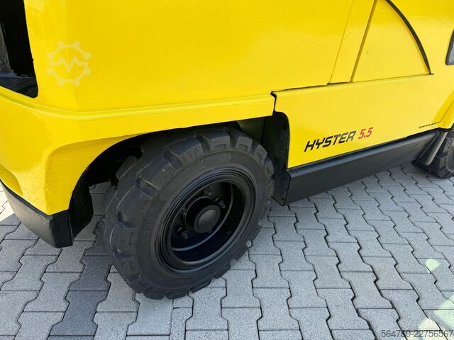 Gaffeltruck Hyster H 5.5 XM // Full cabin // Only 6135 hour