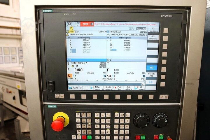 CNC svarv- och fräscenter SPINNER TD 42 Triplex