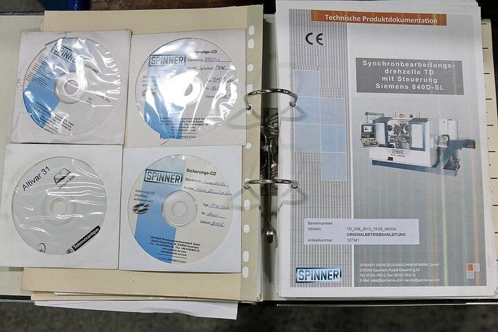 CNC svarv- och fräscenter SPINNER TD 42 Triplex