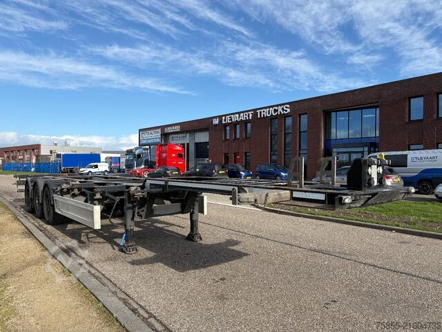 Container transport Renders 3AFCST08 Multichassis / Extendable / SAF Axles ...