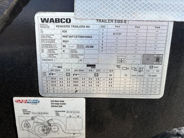 Container transport Renders 3AFCST08 Multichassis / Extendable / SAF Axles ...