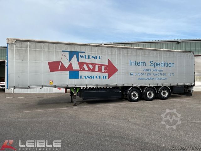 Nyitott ponyvás félpótkocsi BERGER SAPL 24LTN*Tautliner*SAF*Lift*Pal.-Kasten*