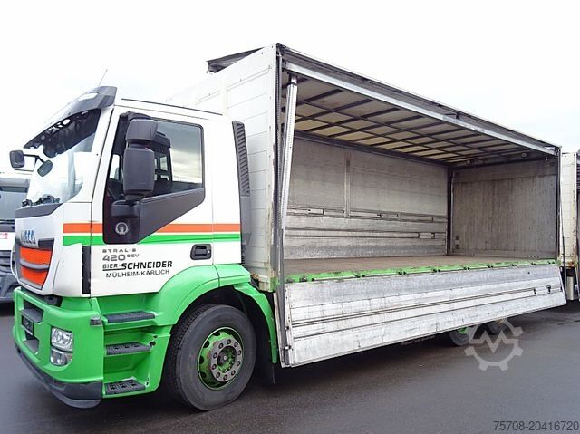 LKW mit Getränkeaufbau IVECO 260 S 42*kpl. Zug*2x LBW*Lift/Lenk*Ret.*38 Pal.
