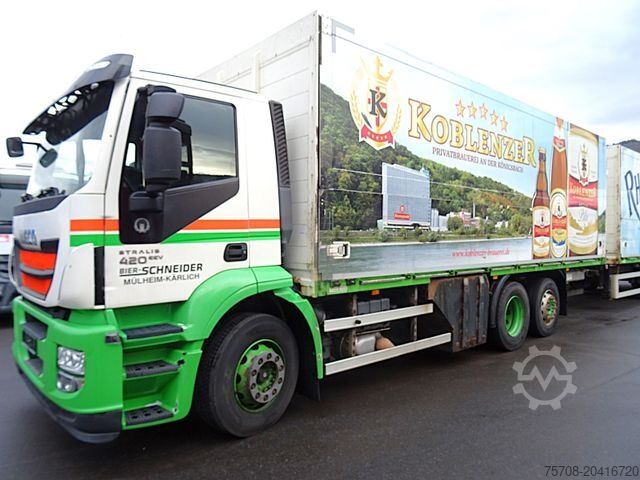 LKW mit Getränkeaufbau IVECO 260 S 42*kpl. Zug*2x LBW*Lift/Lenk*Ret.*38 Pal.