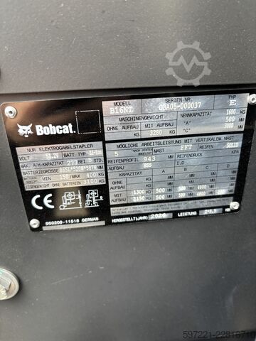 Elektryczny – 3 koła Bobcat B16NT Li-lon
