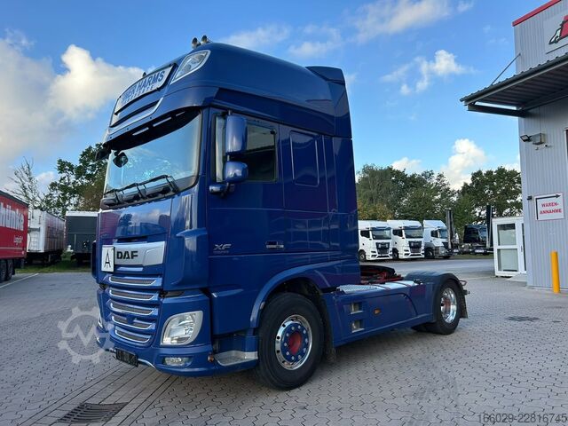 Standardowy ciągnik siodłowy DAF XF 450 FT Super Space Cab Hydraulik Euro 6