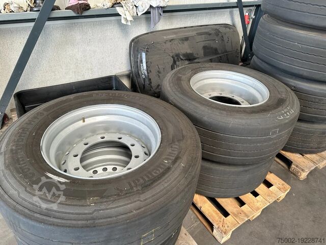 Banden diversen 16x 385/65-R22.5 on rims