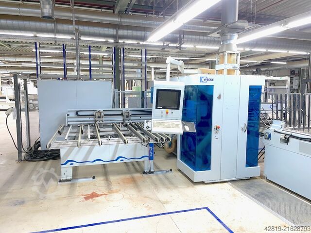 Throughfeed machining center Weeke BHX 500