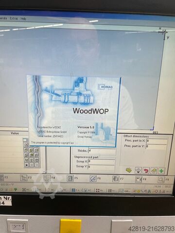 Throughfeed machining center Weeke BHX 500