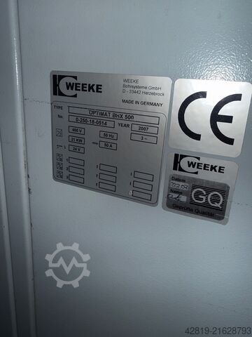 Throughfeed machining center Weeke BHX 500