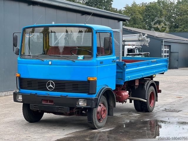 Furgón volquete trilateral MERCEDES-BENZ LPK 813 Meiller Oldtimer