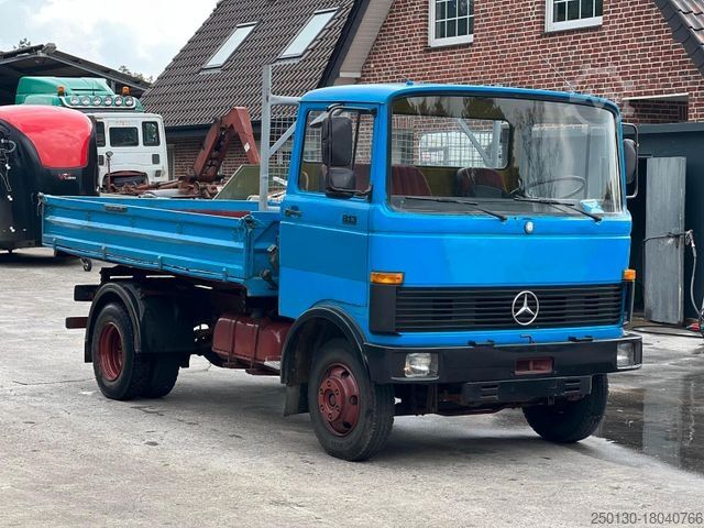 Furgón volquete trilateral MERCEDES-BENZ LPK 813 Meiller Oldtimer