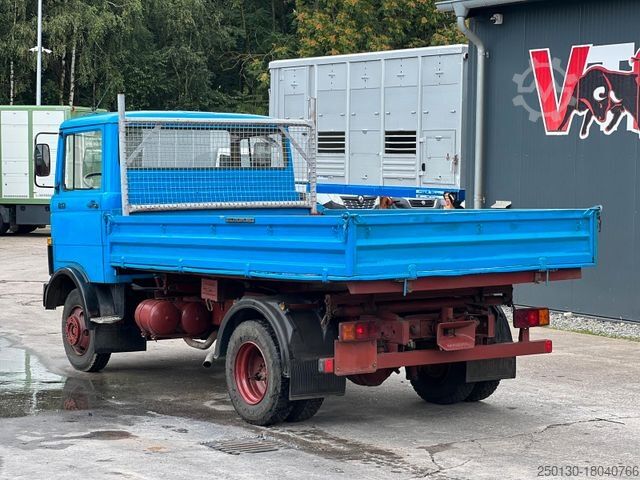 Furgón volquete trilateral MERCEDES-BENZ LPK 813 Meiller Oldtimer