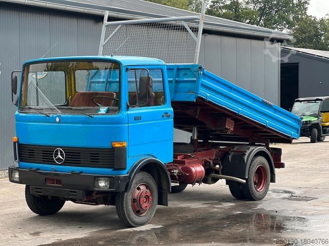 Furgón volquete trilateral MERCEDES-BENZ LPK 813 Meiller Oldtimer