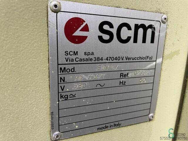 Vierzijdige schaafmachines SCM Sintex SCM Sintex
