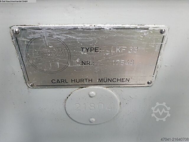 Mașină de frezat caneluri HURTH LKF 33