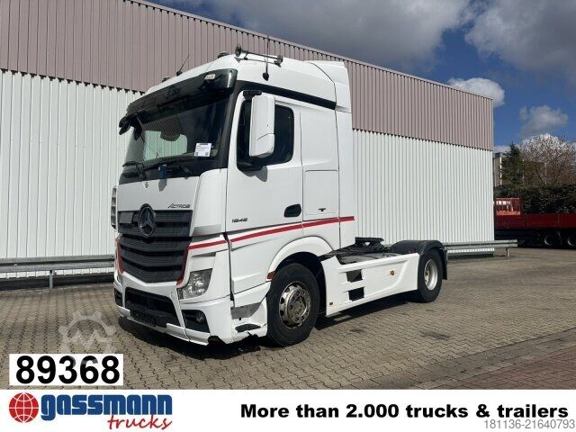 Standard tractor unit Mercedes-Benz Actros 1845 LS 4x2, StreamSpace, Kipphydraulik